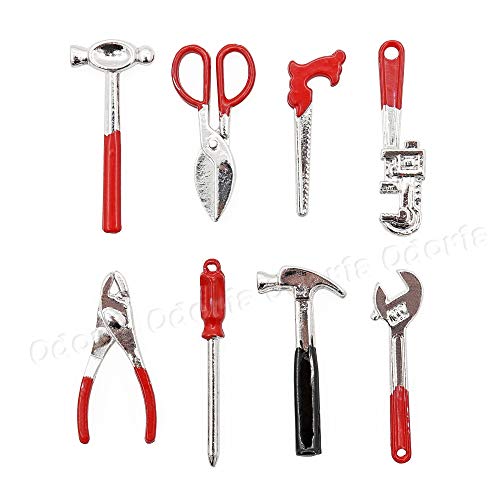 Tea Party Set For Girls TEA DOLLHOUSE KITCHEN Accessories 1/12 Scales Metal £8.77 - UK Miniature Toys
